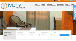 Desktop Screenshot of hotelivoryretreat.com