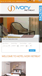 Mobile Screenshot of hotelivoryretreat.com