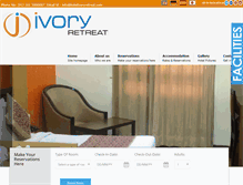 Tablet Screenshot of hotelivoryretreat.com
